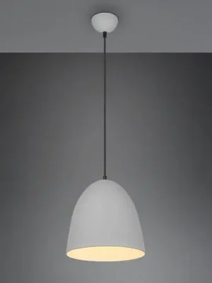 Tovární Cena Závěsné světlo Tilda, jeden zdroj, šedá, Ø 25 cm