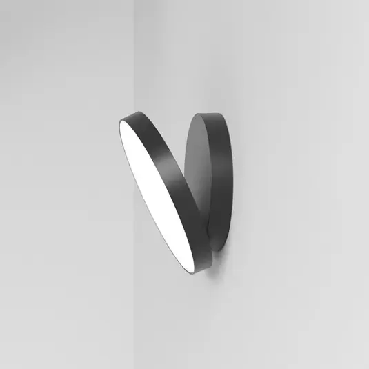 Rotaliana Venere W1 LED nástěnné 3 000 K černá Akční Nabídka