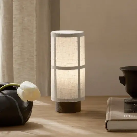 Audo Hashira LED stolní lampa na baterii, přírodní Cenová Bomba