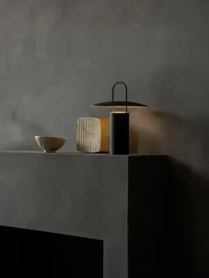Originální Audo Ray LED stolní lampa, přenosná, černá
