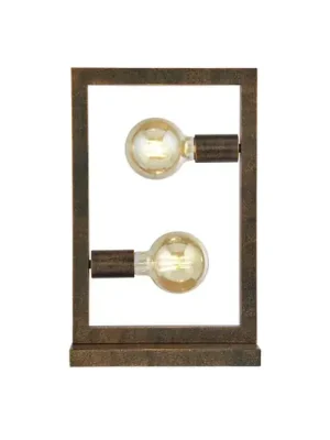 Stolní lampa Rustic rezavě hnědá Poslední Šance