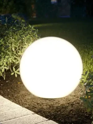 Kulová lampa Cumulus M, Ø 45 cm, bílá, plast, IP44, E27 Novinka