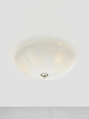 Aktuální Skleněné stropní světlo Blad, Ø 43 cm