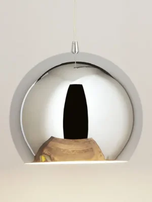 Závěsné světlo Bulle, chrom Cenově Výhodný