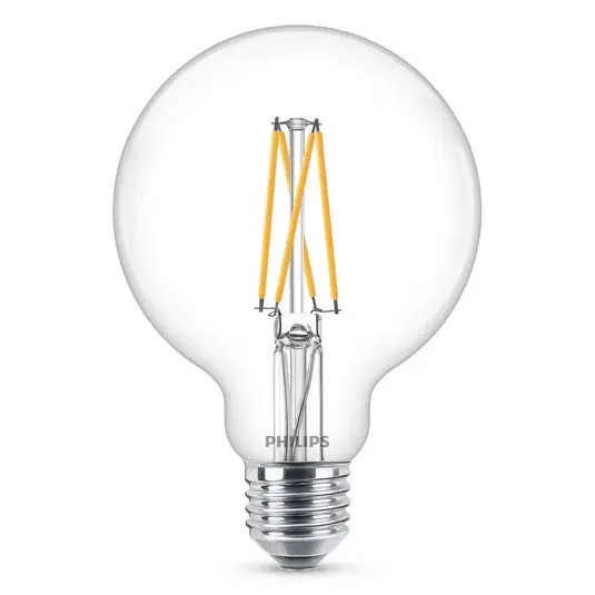 Philips E27 5,9W LED Globe G95 čirá dim 927 Přímo Od Výrobce