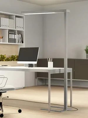 Akční Cena Arcchio LED kancelářská stojací lampa Susi, stříbrná, senzor, stmívač, CCT