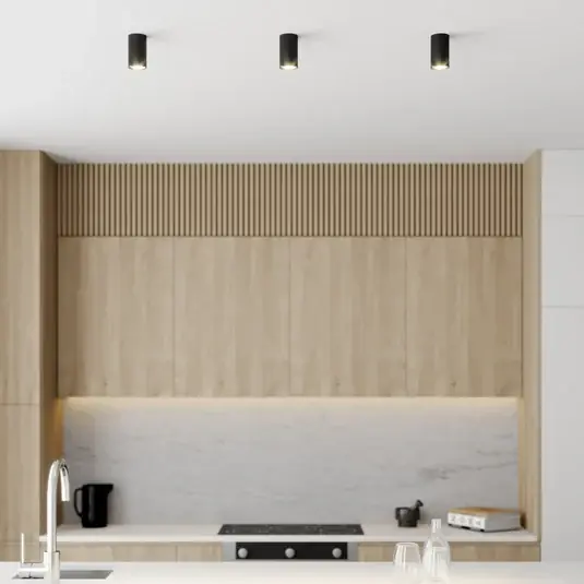 Cenová Bomba Downlight Eye S ve tvaru válce, černý