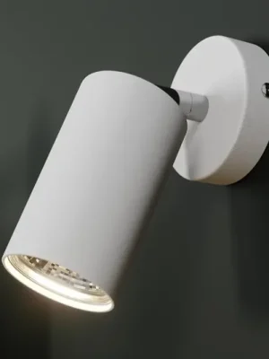 Pouze Dnes Nástěnné bodové svítidlo Eye, jednožárové, bílé