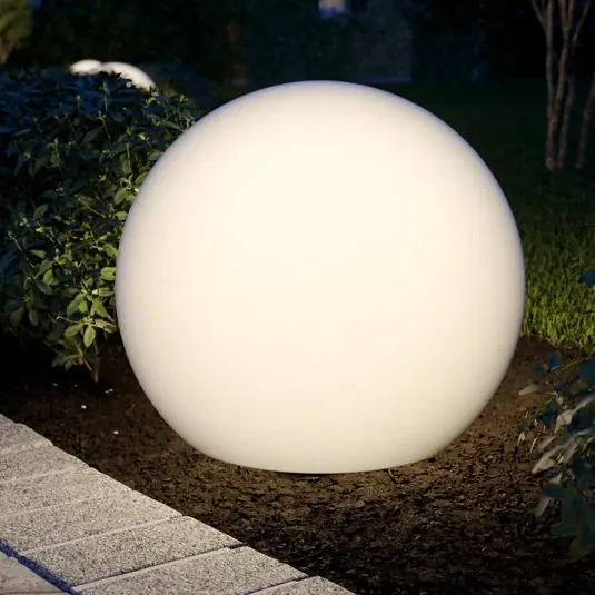 Omezená Nabídka Kulová lampa Cumulus L, Ø 60 cm, bílá, plast, IP44, E27