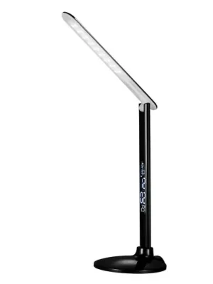 LED stolní lampa Success s hodinami, černá Vysoce Kvalitní