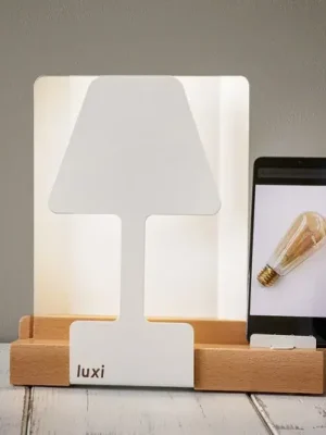 LED stolní lampa Luxi integrovaná nabíjecí stanice Časově Omezené