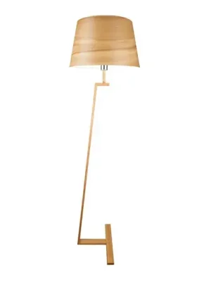 Stojací lampa Memphis LS dřevěná dýha Oblíbený