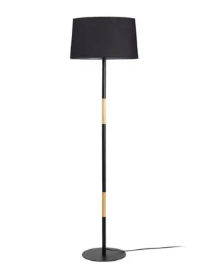 Stojací lampa Mikados LS, ocel a dřevěné prvky Ověřený