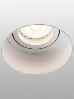 Podhledové bodové svítidlo Hyde, 1 žárovka, kulaté, otočné, bílé Akce
