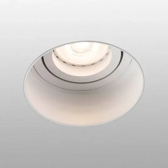 Podhledové bodové svítidlo Hyde, 1 žárovka, kulaté, otočné, bílé Akce