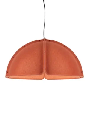 Cenová Bomba LED závěsné světlo Hood 1x23W Ø120cm terakota