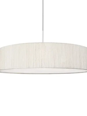 Závěsné světlo Turda, Ø 50 cm, bílé Autentický