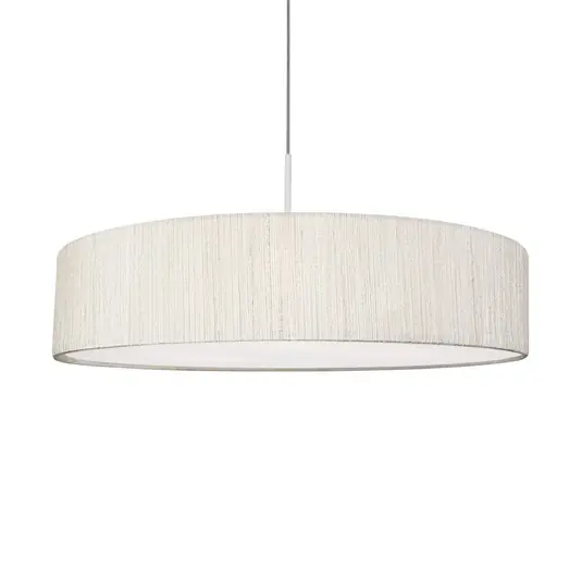 Závěsné světlo Turda, Ø 50 cm, bílé Autentický