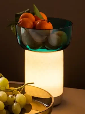 Artemide Bontà LED stolní lampa, tyrkysová miska Expresní Doručení