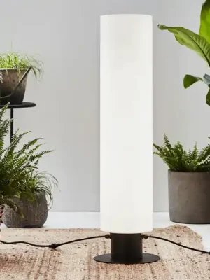 Aktuální Zahradní 24 LED stojací lampa Válec, výška 110 cm
