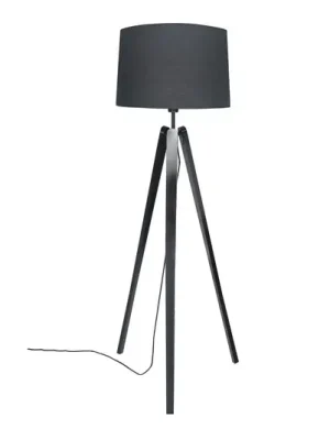 Vrácení Zdarma Aluminor Essence třínohá stojací lampa, černá