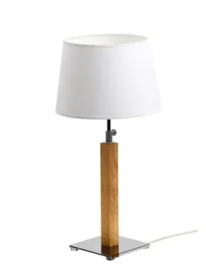 Aluminor Quatro Up stolní lampa dub světlý/chrom Autentický