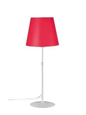 Super Cena Aluminor Store stolní lampa, bílá/červená