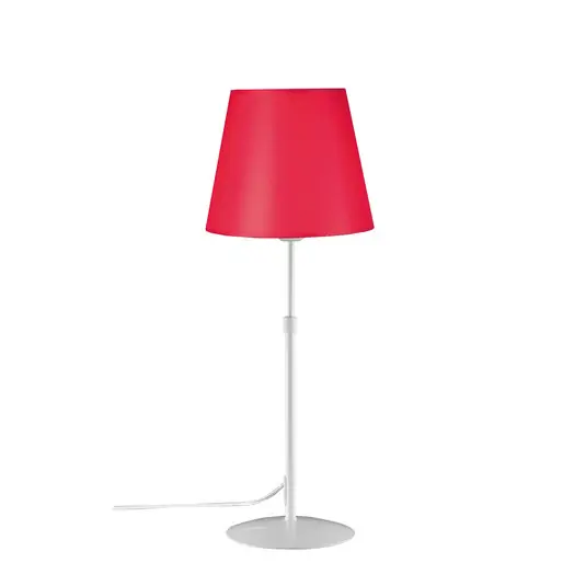 Super Cena Aluminor Store stolní lampa, bílá/červená