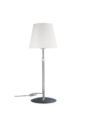 Aluminor Store stolní lampa, chrom/bílá Vysoce Kvalitní