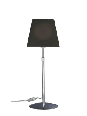 Originální Aluminor Store stolní lampa, chrom/černá