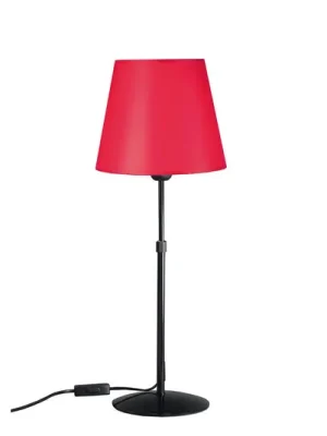 Vysoce Kvalitní Aluminor Store stolní lampa, černá/červená