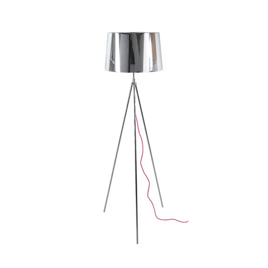 Aluminor Tropic stojací lampa chrom, kabel červený Autentický