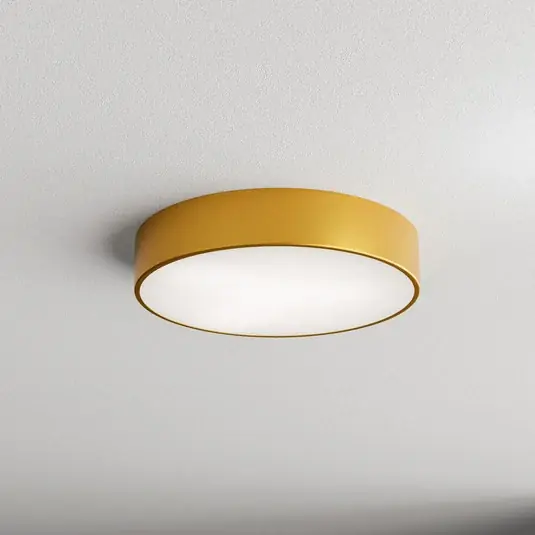 Stropní světlo Cleo 400, IP54, Ø 40 cm zlatá Vysoce Kvalitní