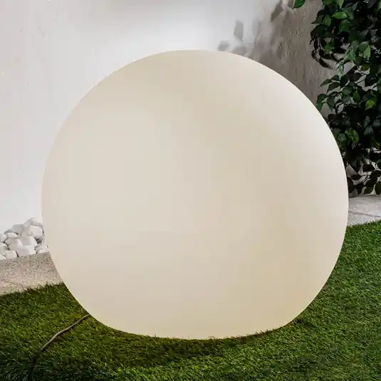 Nakupujte Hned Kulatá lampa Cumulus XL, Ø 80 cm, bílá, plast, IP44, E27
