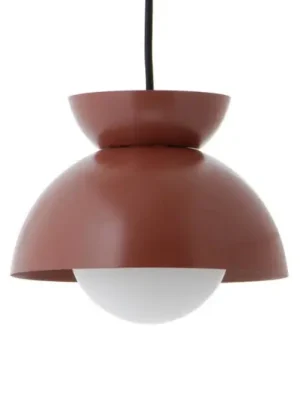 Pouze Dnes Závěsné svítidlo Frandsen Butterfly, červené, Ø 21 cm