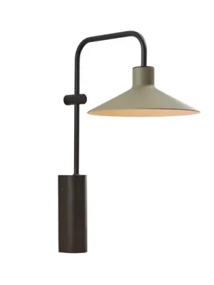 Bover Platet A02 LED nástěnné s vypínačem, olivová Top Prodej