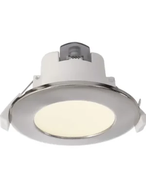 Top Prodej LED vestavné stropní svítidlo Acrux, Ø 10 cm, stříbrný mat, CCT