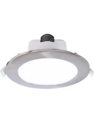 Finální Výprodej LED vestavné stropní svítidlo Acrux, Ø 17 cm, stříbrný mat, CCT