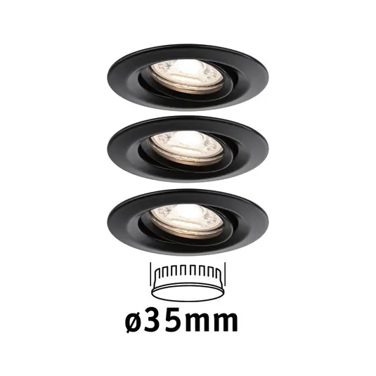 Výprodej Paulmann Nova Mini Plus LED easydim 3 černá
