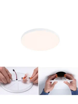 Vysoce Kvalitní Paulmann Veluna Edge LED zapuštěná IP44 3000K Ø 12cm