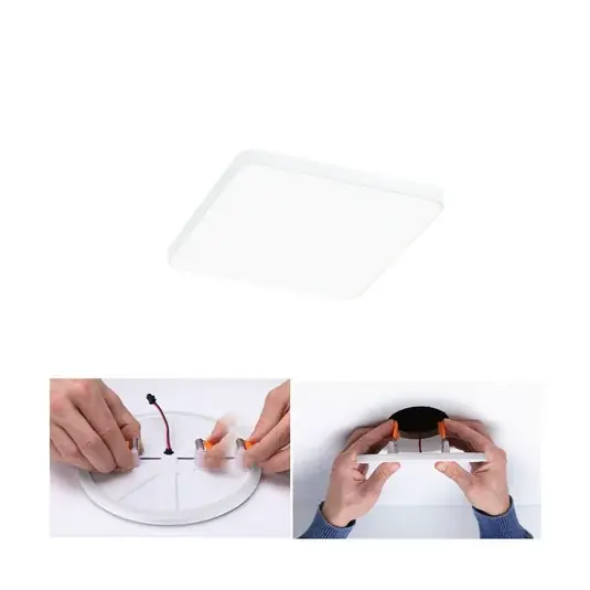 Vysoce Kvalitní Paulmann Veluna Edge LED vestavná IP44 4000K 12x12cm