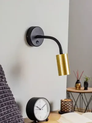 Nejprodávanější Nástěnné světlo Eye Flex S, mosazné
