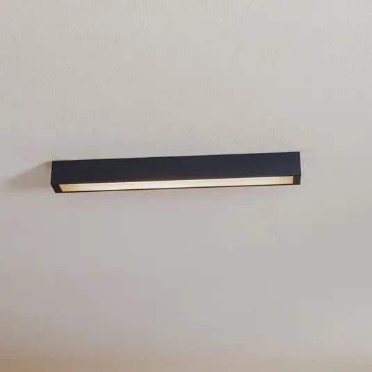 Stropní světlo Straight grafit 62 cm Autentický