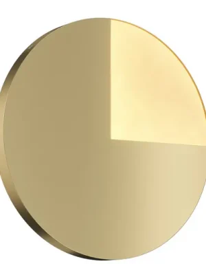 Rychlé Dodání Nástěnné svítidlo Maytoni Jupiter LED, zlatá barva, Ø 44,8 cm