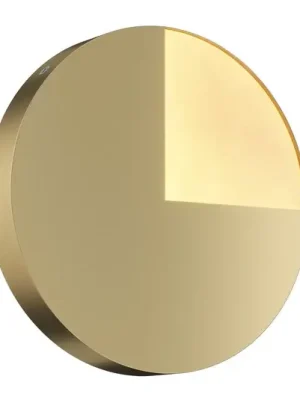 Nástěnné svítidlo Maytoni Jupiter LED, zlatá barva, Ø 25 cm Aktuální