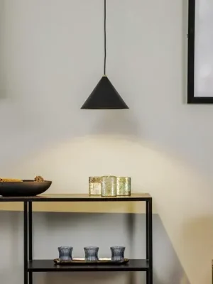 Nejlepší Volba Závěsné světlo Zenith S s kovovým stínidlem v černé barvě