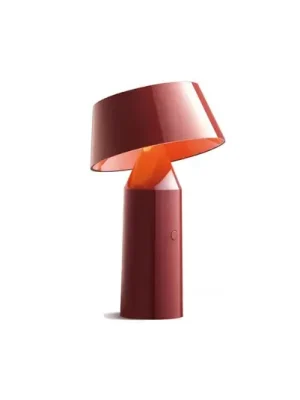 Vrácení Zdarma MARSET Bicoca LED stolní lampa na baterii vínová