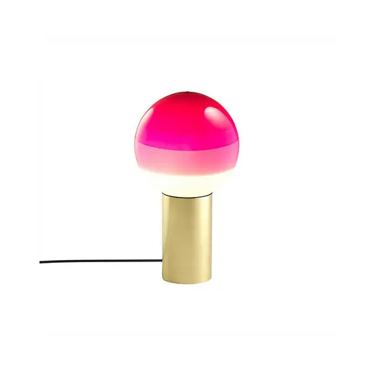 Stolní lampa MARSET Dipping Light, výška 22 cm, růžová/mosazná Odeslání Ihned