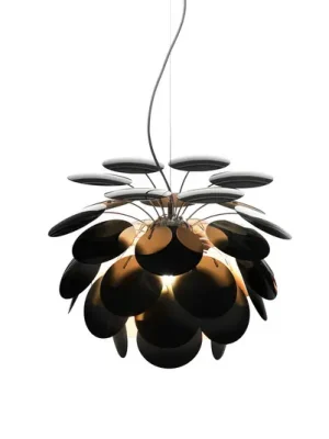 Horká Nabídka MARSET Discocó závěsná lampa Ø 35 cm černá/zlatá