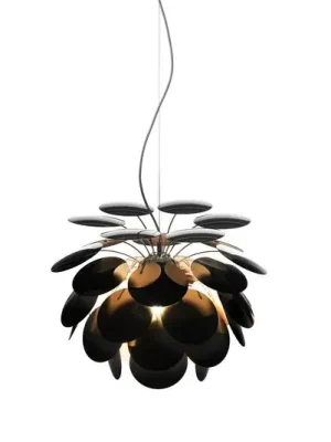 Top Prodej MARSET Discocó závěsná lampa Ø 53 cm černá/zlatá